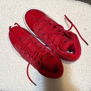 Nike Air Jordan Max Red Low-Top Basketball Sneakers